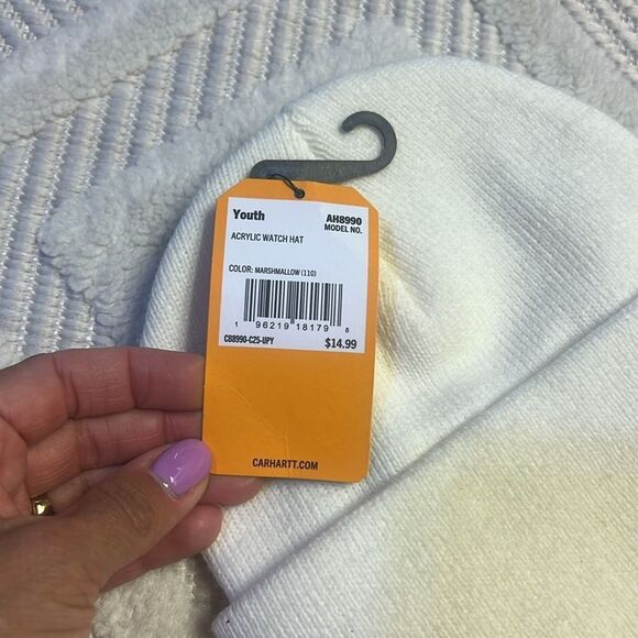 YOUTH CARHARTT HAT IN CREAM - Picture 4 of 5